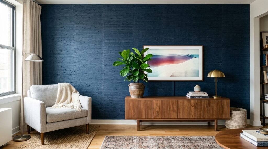 11 Dopamine Living Room Ideas for Couples Merging Boho and Modern Styles