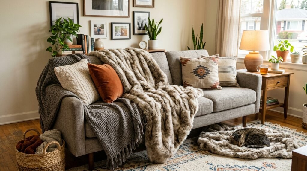 11 Modern Living Room Ideas for Hosting Your First Friendsgiving in a Small Space
