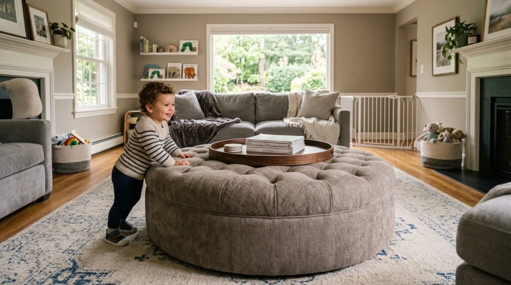 8 Open-Concept Kitchen–Living Room Combos for Families With Toddlers