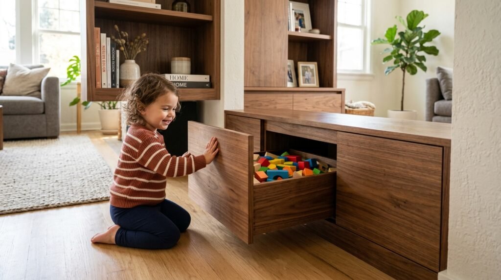 8 Open-Concept Kitchen–Living Room Combos for Families With Toddlers