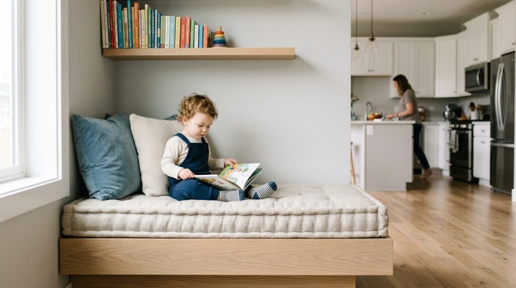 8 Open-Concept Kitchen–Living Room Combos for Families With Toddlers