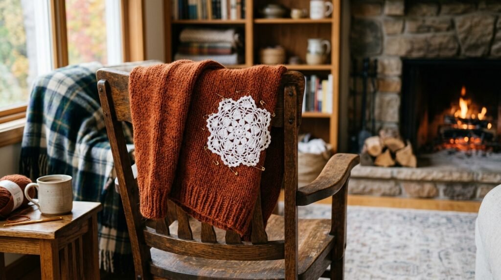 DIY Shirt Refashion: How to Add a Crochet Doily for a Boho Upgrade