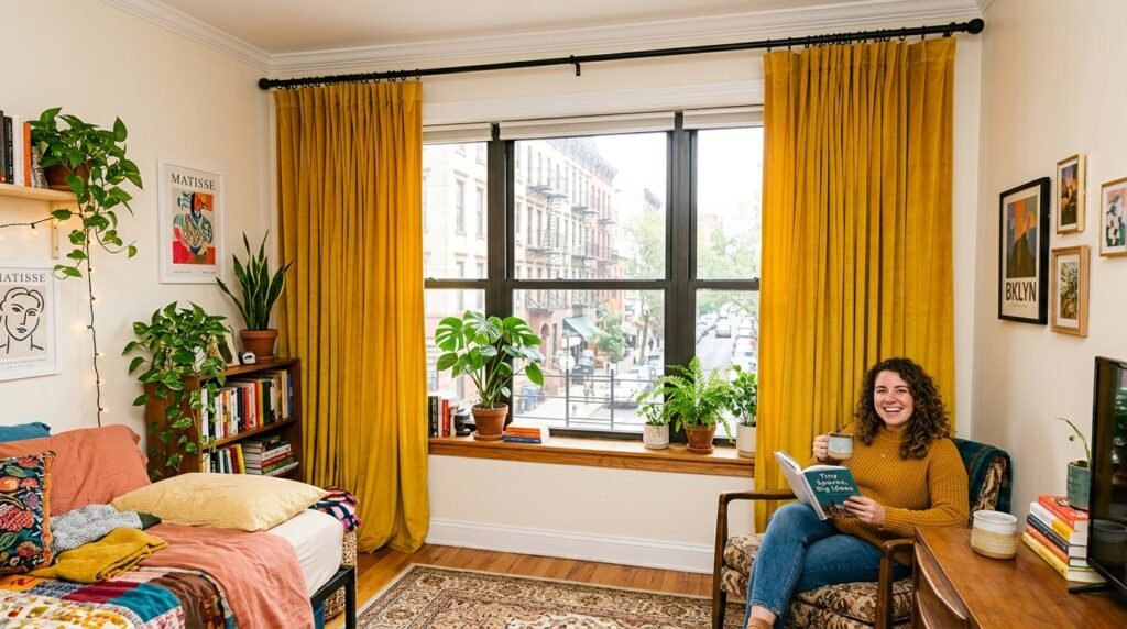 9 Dopamine Decor Ideas for College Students Living in a Studio Apartment