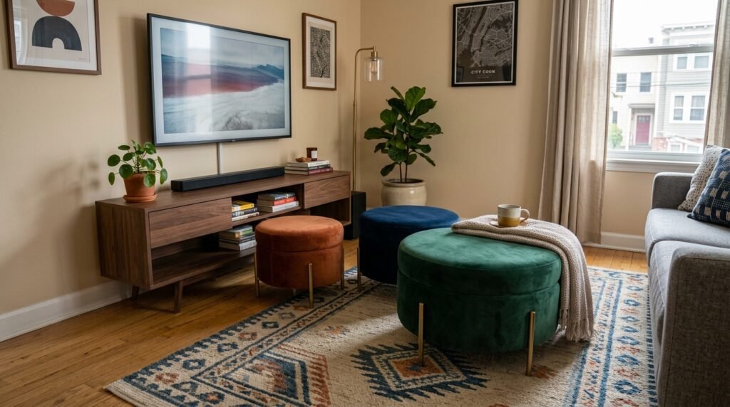 11 Modern Living Room Ideas for Hosting Your First Friendsgiving in a Small Space