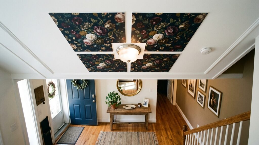 Decor for Renters With Popcorn Ceilings and Ugly Fixtures You Can’t Remove