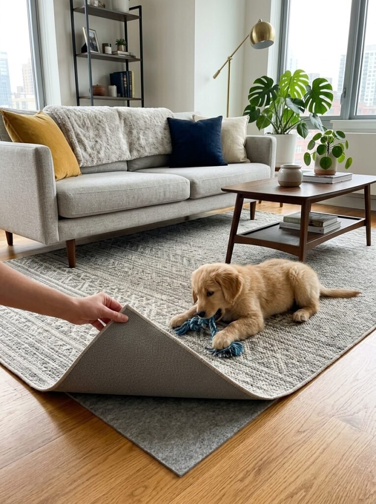 8 Pet Friendly Modern Living Room Ideas for First Time Dog Owners