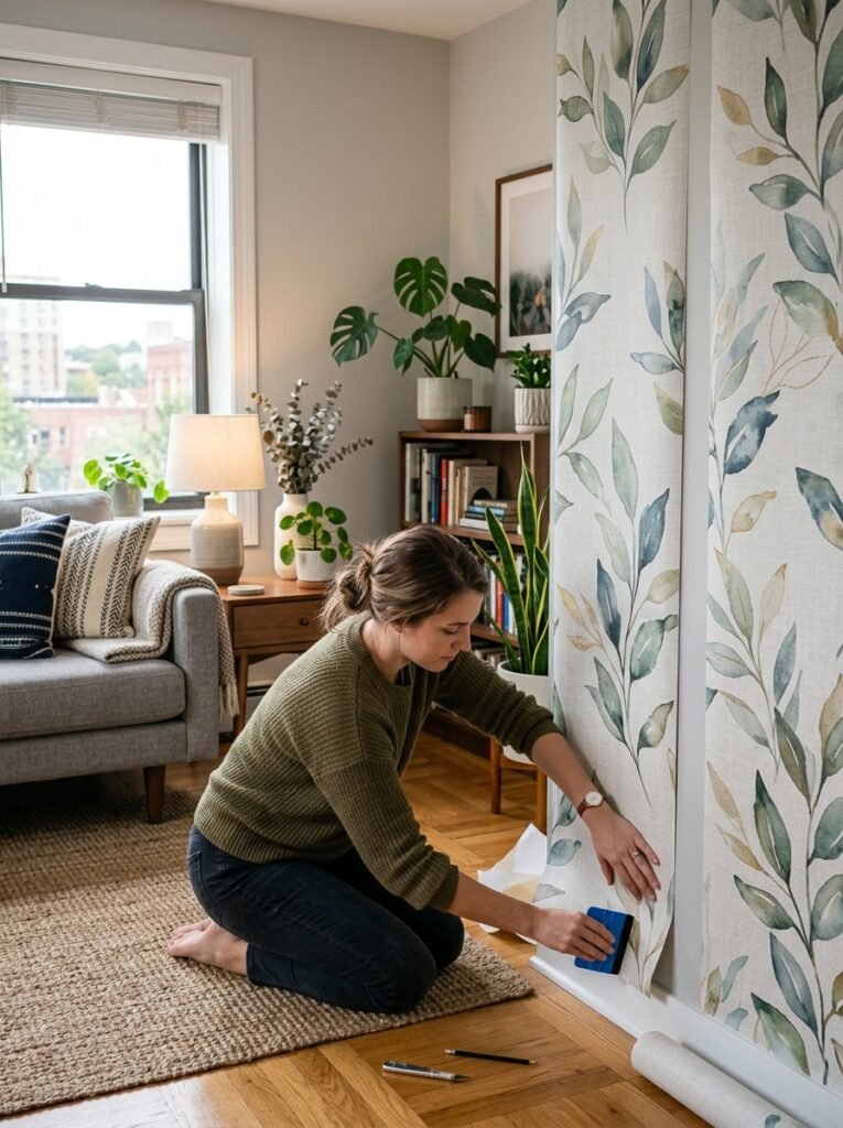 10 No-Drill Modern Living Room Decor Ideas for First-Time Renters