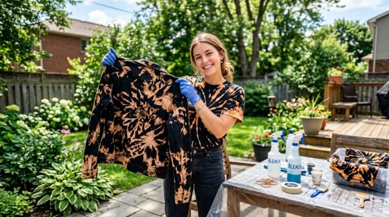 Bleach-Dye DIY Clothes: 8 Ideas to Transform Plain Basics