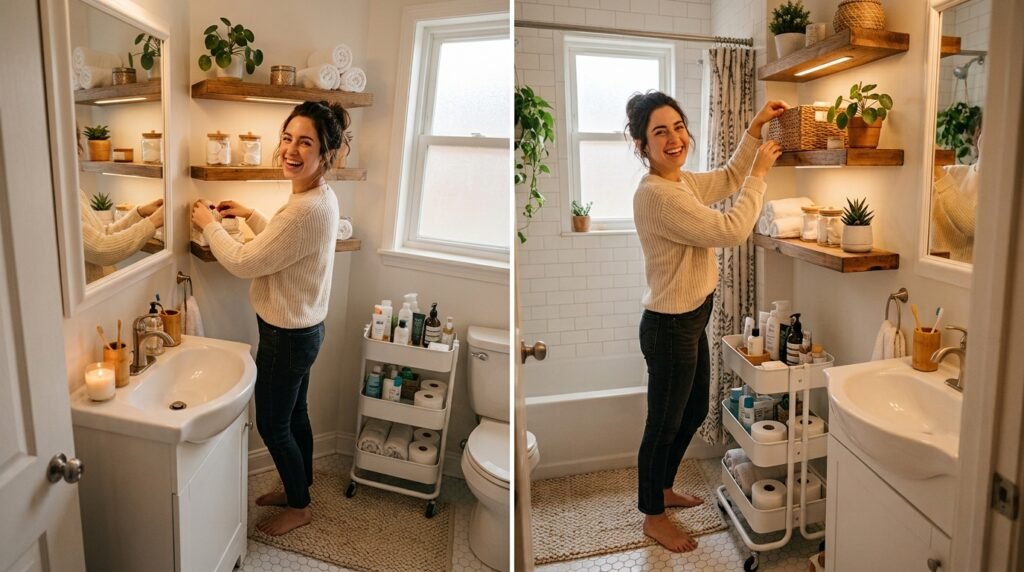 Small Bathroom Storage: 12 Decor Solutions for Under 40 Square Feet