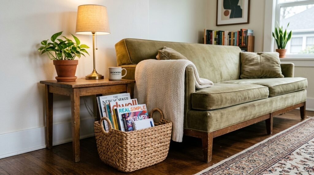 9 Thrifted Modern Living Room Finds for Renters Furnishing on Under $500