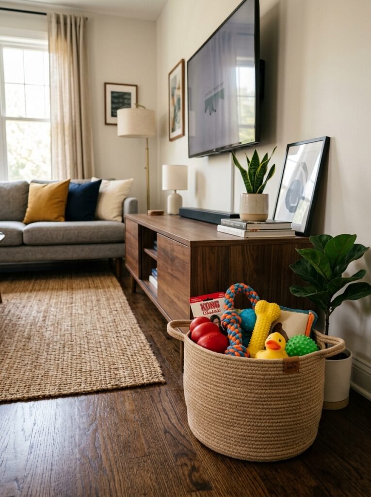 8 Pet Friendly Modern Living Room Ideas for First Time Dog Owners