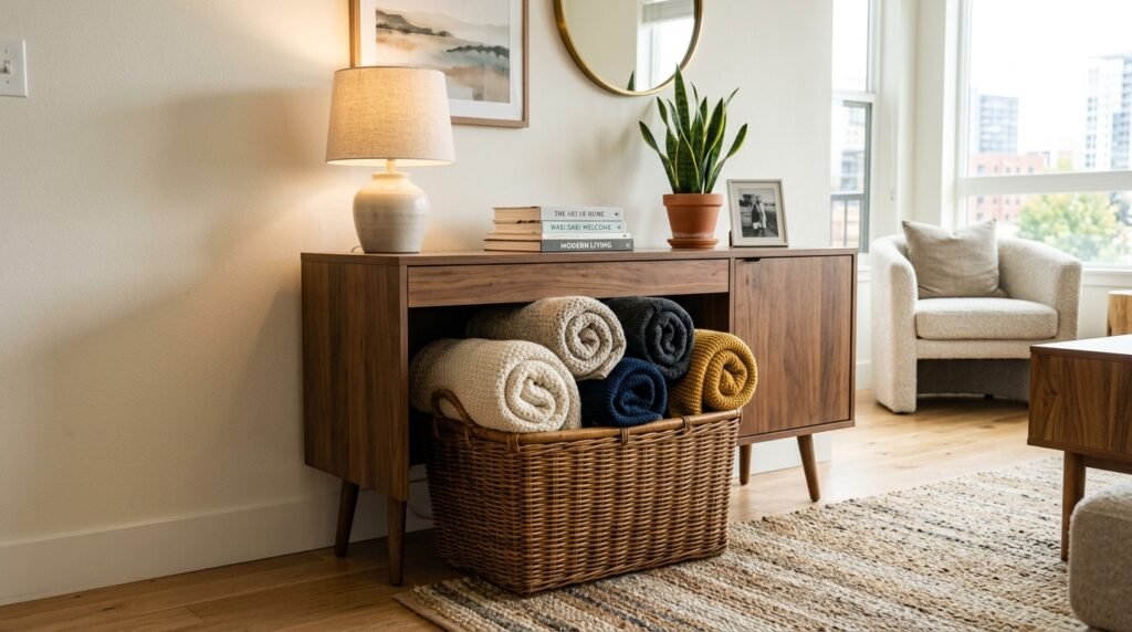 9 Thrifted Modern Living Room Finds for Renters Furnishing on Under $500