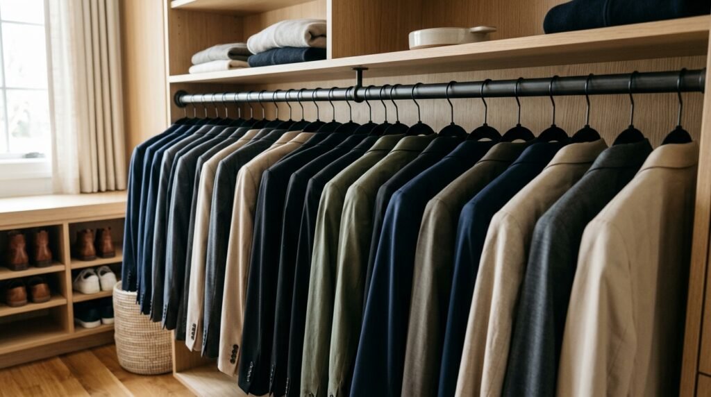 9 Wardrobe Organization Ideas by Clothing Category for Minimal Capsule Wardrobes