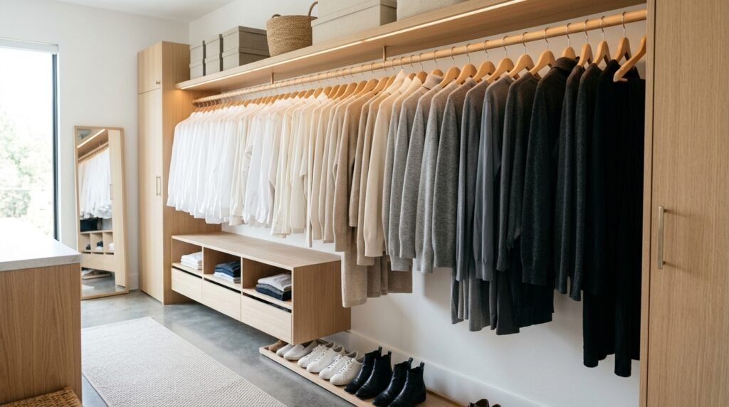9 Wardrobe Organization Ideas Using Color-Coding for Visual Thinkers