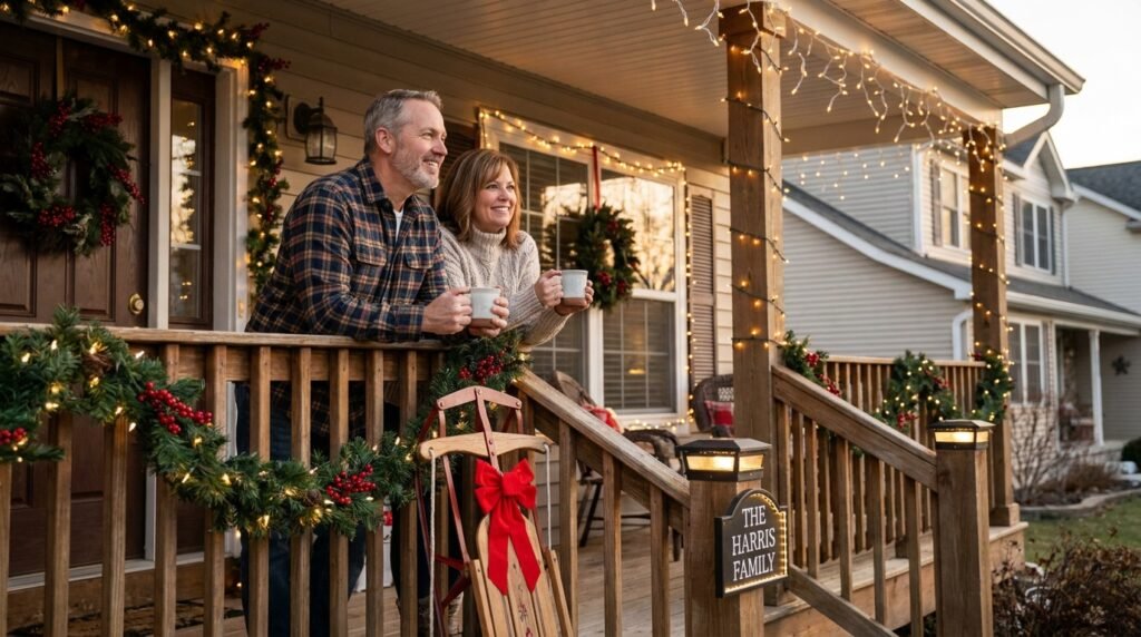 6 Outdoor Christmas Decor Ideas for Small Yards and Porches