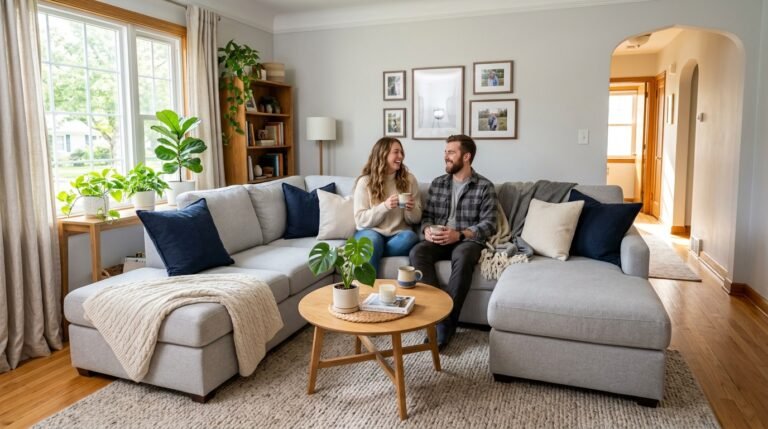 10 U-Shape Sofa Layouts for Living Rooms Under 12×14 Feet