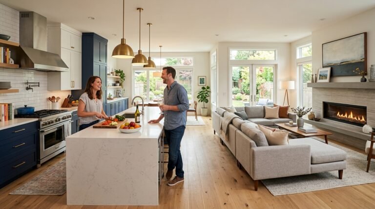8 Kitchen Remodeling Tips for Homeowners Opening Up Their Kitchen to the Living Room