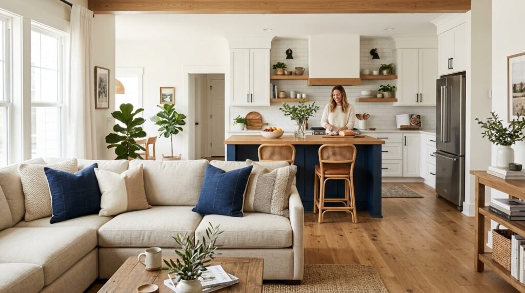 8 Kitchen Remodeling Tips for Homeowners Opening Up Their Kitchen to the Living Room
