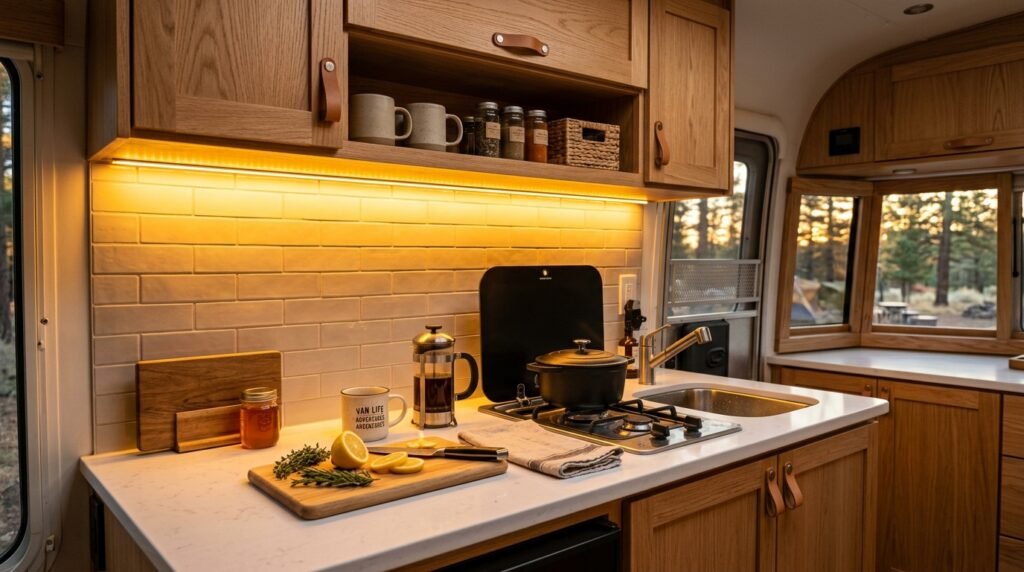 10 Kitchen Remodeling Ideas for RV Owners With Tiny Cooking Spaces