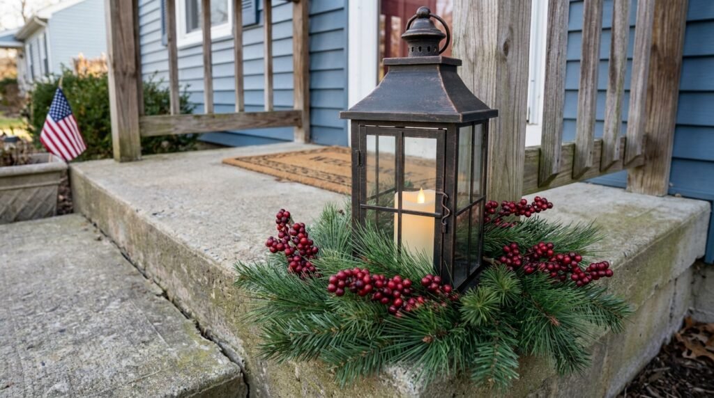6 Outdoor Christmas Decor Ideas for Small Yards and Porches