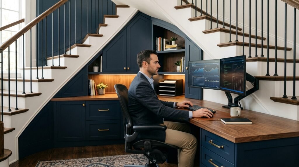 5 Under-Stairs Nook Ideas for Homeowners Who Never Use That Dead Space