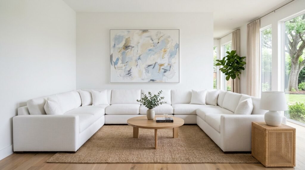 10 U-Shape Sofa Layouts for Living Rooms Under 12×14 Feet