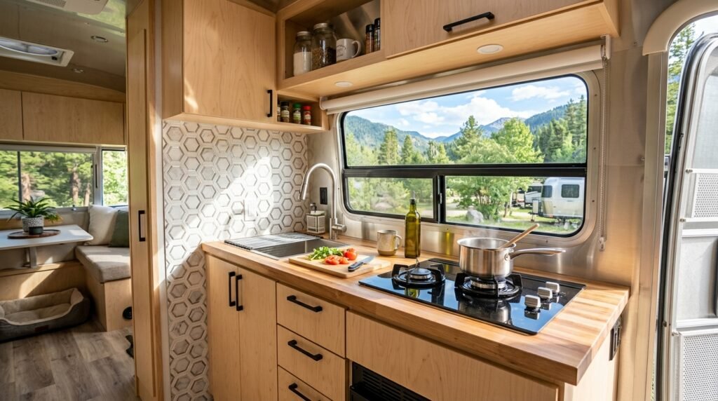 10 Kitchen Remodeling Ideas for RV Owners With Tiny Cooking Spaces