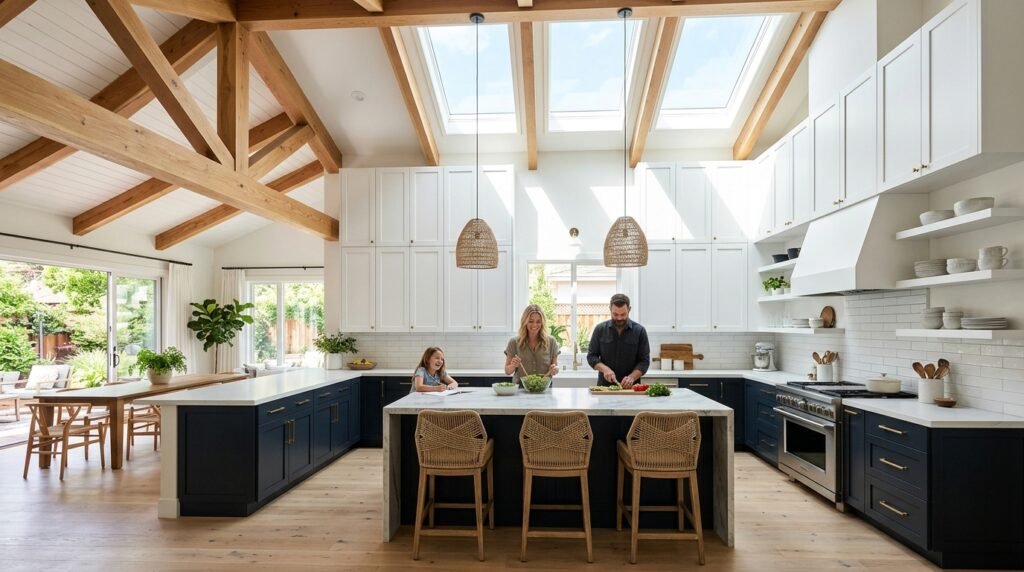 8 Kitchen Remodeling Ideas for Vaulted Ceiling Kitchens