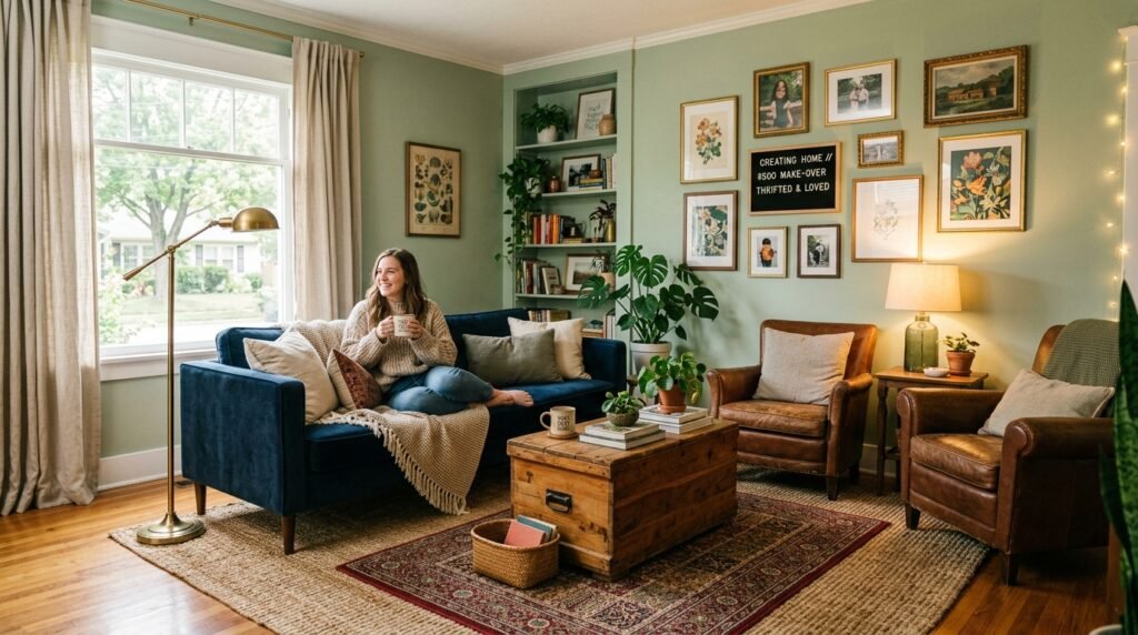 Full Living Room Makeover for Under $500: A Room-by-Room Breakdown