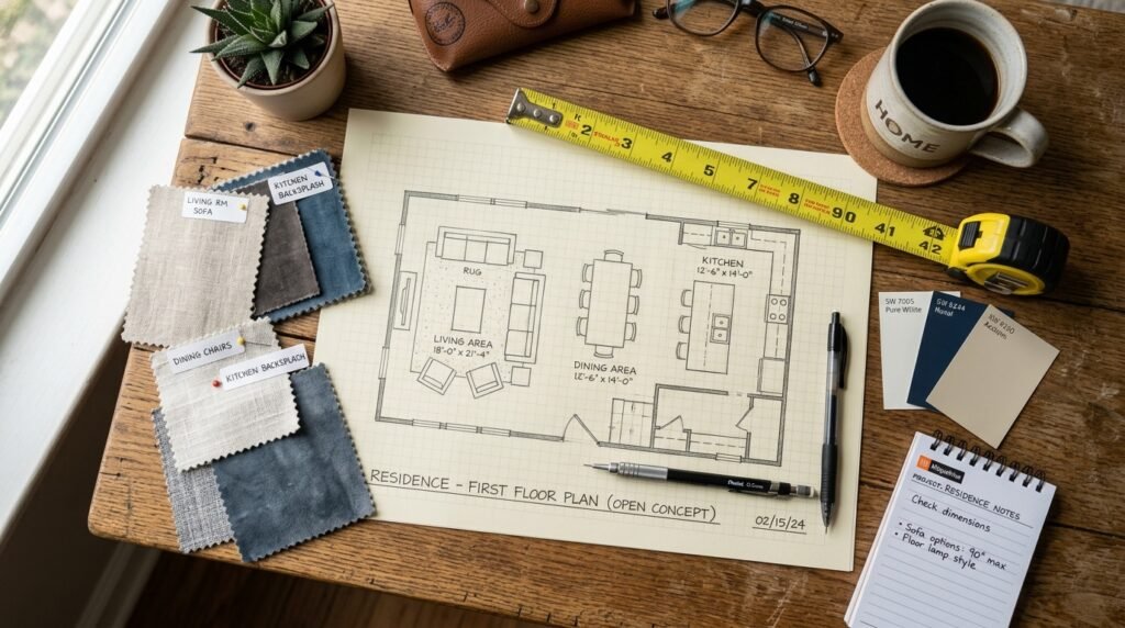 Open Floor Plan Decor: How to Zone a Room Without Walls