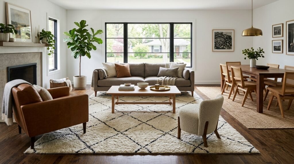 Open Floor Plan Decor: How to Zone a Room Without Walls