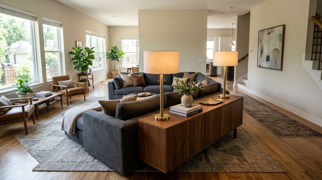Open Floor Plan Decor: How to Zone a Room Without Walls