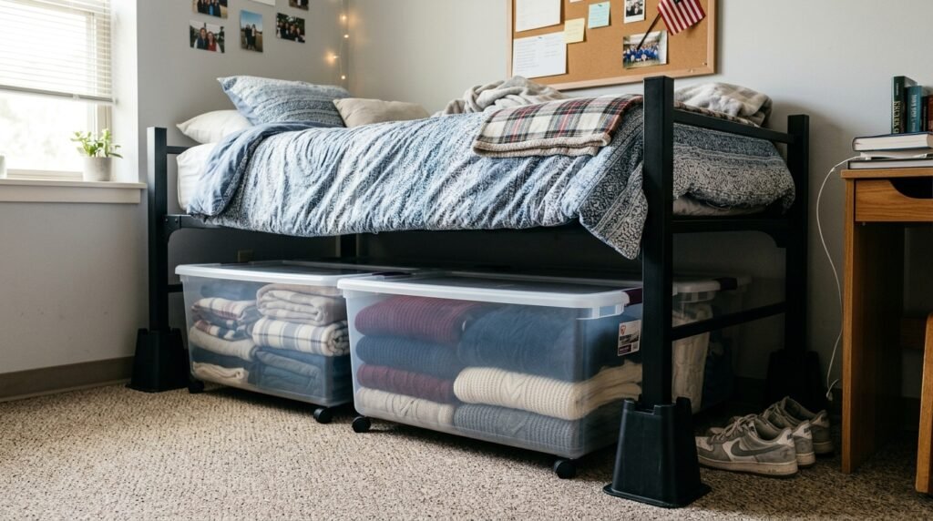 8 Wardrobe Organization Ideas for College Students Living in Dorm Rooms