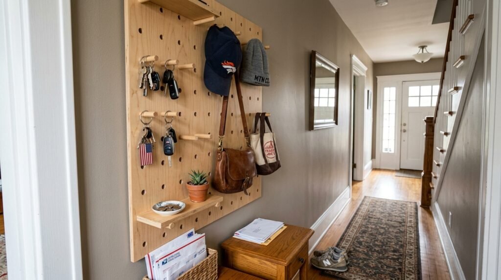 7 Wardrobe Organization Ideas for Entryways Doubling as Storage Space