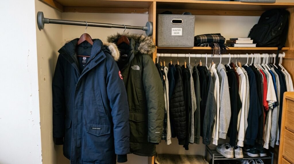 8 Wardrobe Organization Ideas for College Students Living in Dorm Rooms