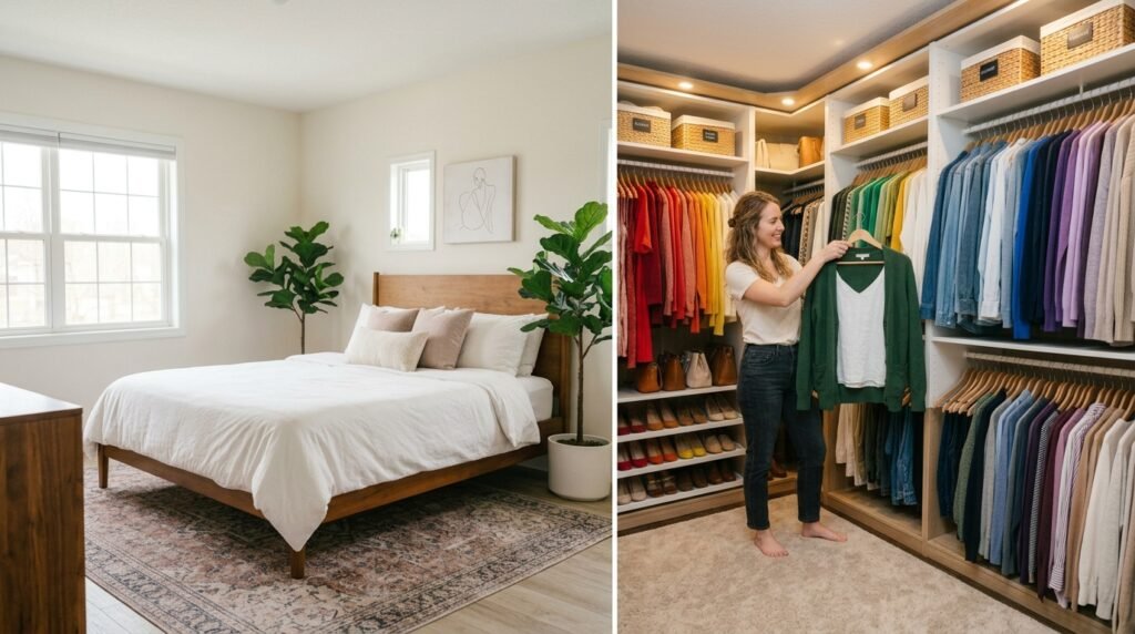 9 Wardrobe Organization Ideas Using Color-Coding for Visual Thinkers