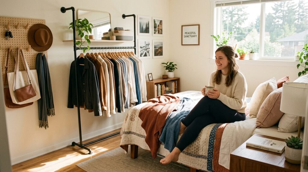 5 Wardrobe Organization Ideas for Bedrooms Without a Walk-In Closet
