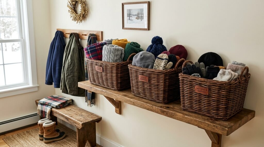 7 Wardrobe Organization Ideas for Entryways Doubling as Storage Space